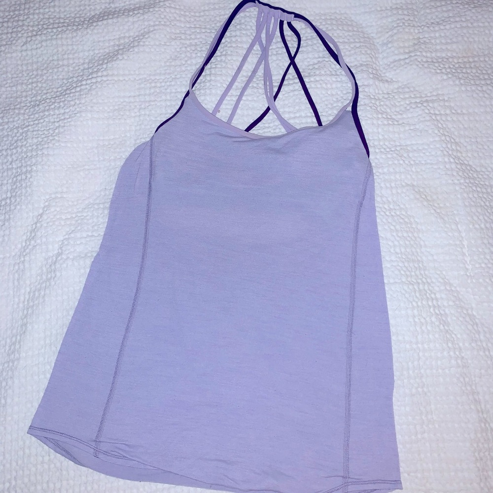 Lululemon Purple Bra/Workout Tank size 2